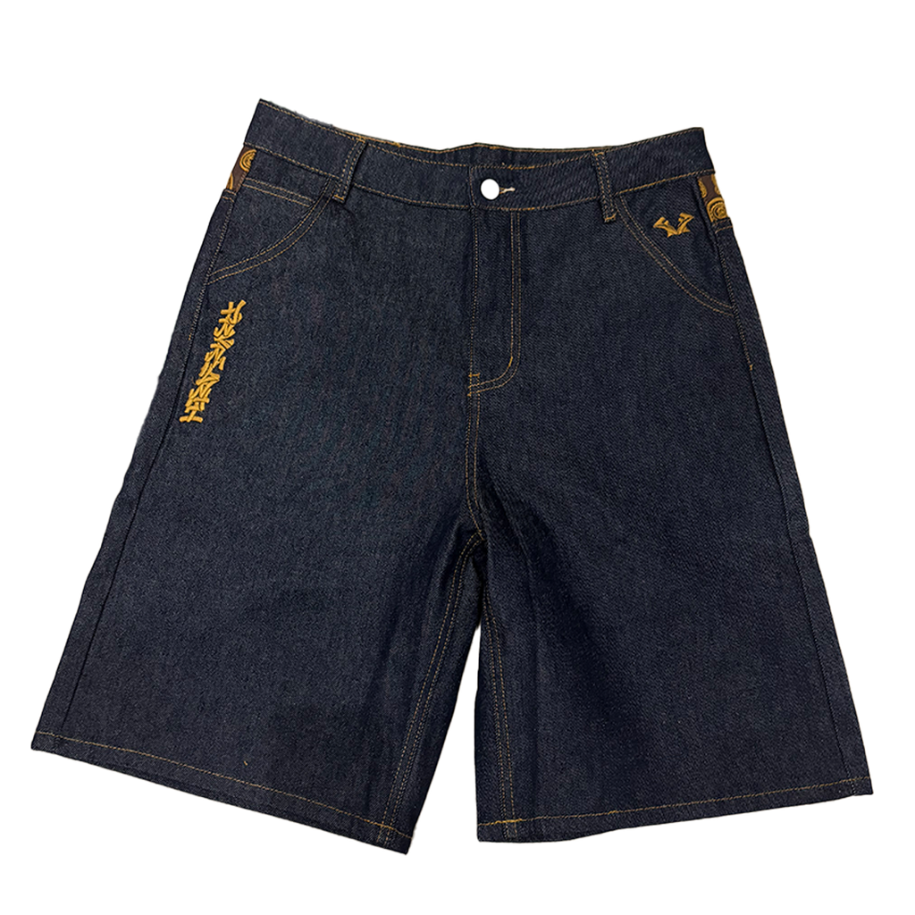 RAW DENIM JORTS