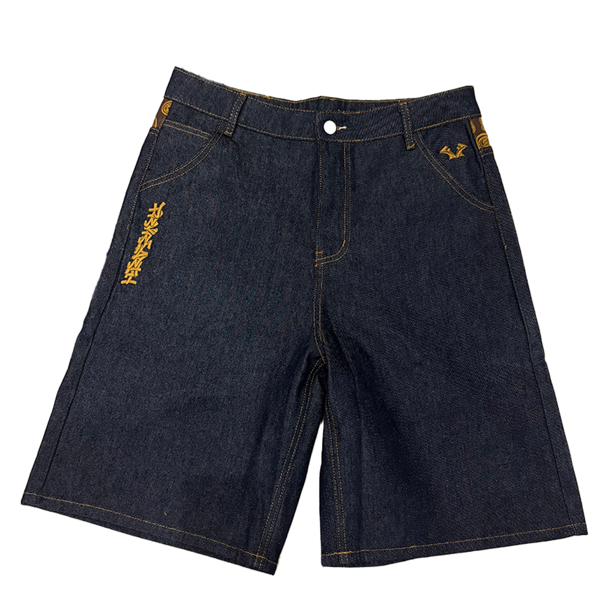 RAW DENIM JORTS